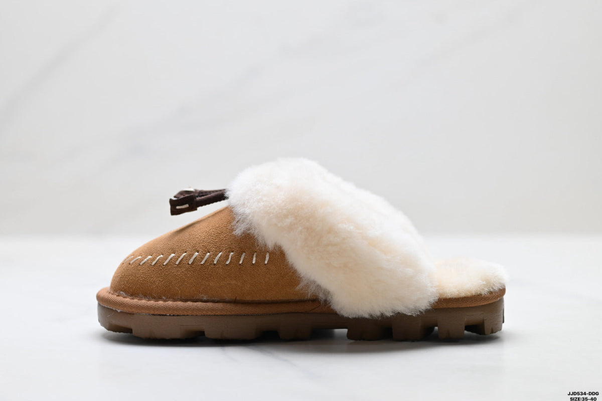 UGG Slipper Evolution Shearling Closed-Toe Slippers
